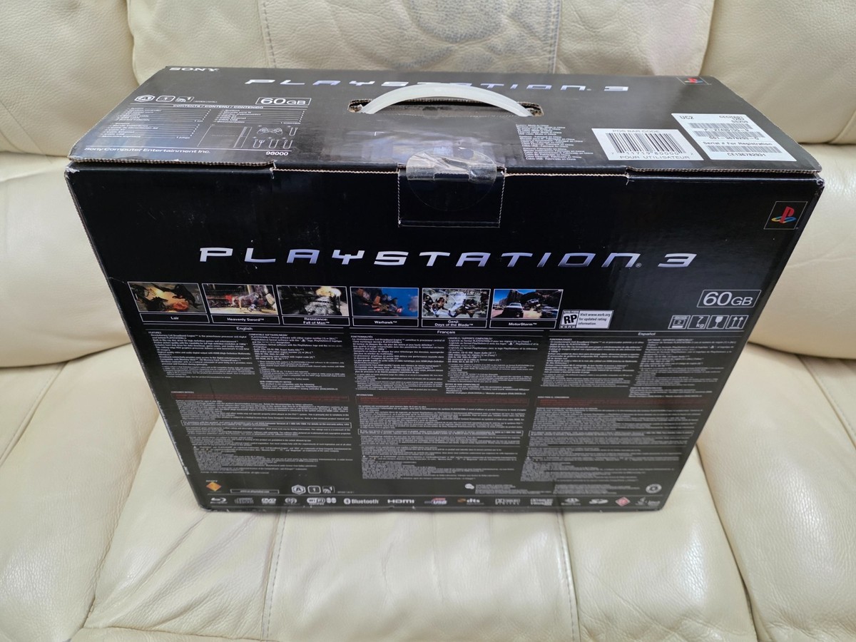 プレステ3 Sony PlayStation 3 60GB Piano Console - Black for sale