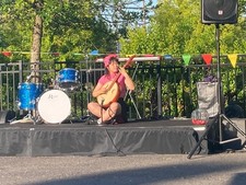 pink new traditional Chinese cloth set with T shirt hairband and pants