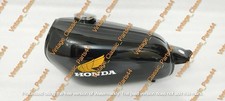 Para Honda Honda XR75 1978 Acero Pintura Negra Combustible Gasolina Tanque @DUTYFREE-US