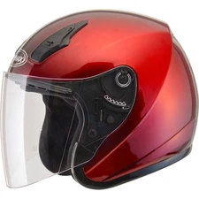 GMax Metallic Wine Red OF17 Open Face Helmet ( Size L / Large ) G317106N