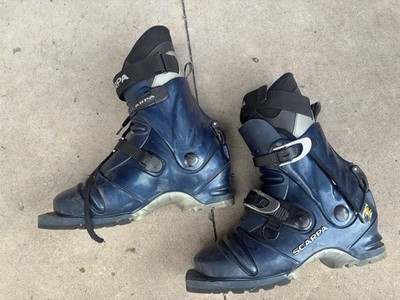 Scarpa Terminator T2 Telemark Ski Boots Men's 8/9 Blue Nordic