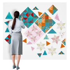 Buryeah Quilt Design Wall Fabric Flannel 72x60 for Sew Craft Quilt Sew Display