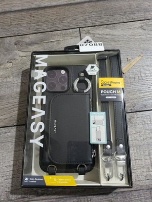 MAGEASY Designed for iPhone 16 Pro Max Wallet Case 6.9'' - Detachable Wallet Case
