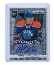 2013/14 Panini Prizm Nail Yakupov Rookie Card RC Auto SP #A-NY