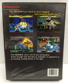 World Heroes 2 NEO GEO AES Complete CIB US Version NEOGEO snk TESTED & WORKING