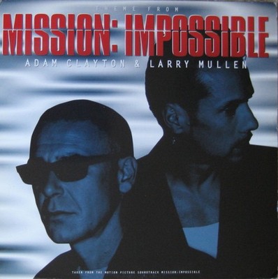 Adam Clayton & Larry Mullen - Theme From Mission: Impossible - 12'', Single - 199