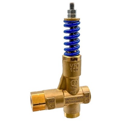 MECLINE VRT100-330 Unloader Valve,26.4 gpm,4800 psi,Brass 20FV58