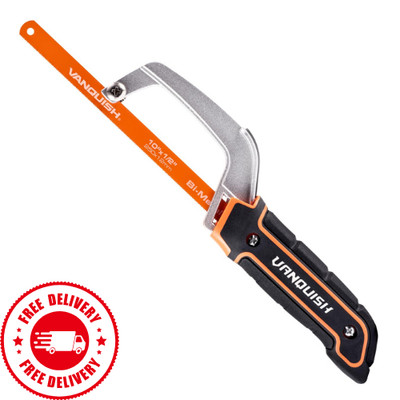 Mini Wood Hack Saw - Aluminum Frame. Metal Cutter. Hand Hacksaw. Woodworking.