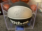 Victor Wembanyama Autographed Basketball- Signed WILSON SPURS LOGO NBA AUTO +COA