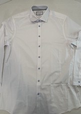 Charles Trywhitt Extra Slim Fit Non Iron Twill Dress Shirt White 17/37 Inch