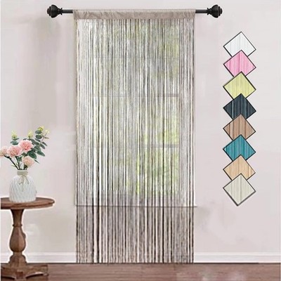 String Gardinen Panel Polyester Fransen Vorhang Fliegengitter Raumteiler Tür ...