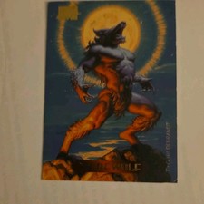 Fleer Marvel Masterpieces Werewolf Trading Card #135 1994 Greg & Tim Hildebrandt