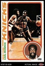 1978 Topps #45 Earl Monroe Knicks HOF Winston-Salem St 6 - EX/MT