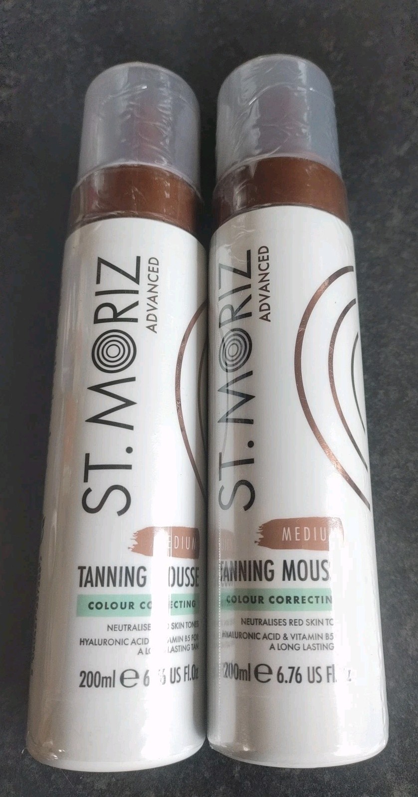 St Moriz Instant Self Tanning Mousse - Medium Tone (Pack of 2)