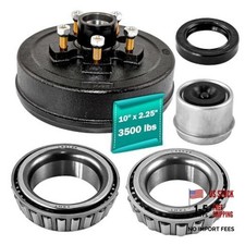 10" x 2-1/4" Trailer Brake Kit 5 on 5" for 3500 lbs Heavy Duty 5 Bolt 1/2" 1pc.