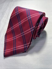 Brooks Brothers 326 Plaid Stripe 100% Silk Tie Made In USA