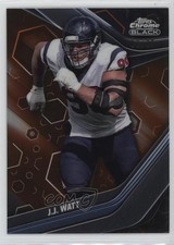 2023 Topps Composite Topps Chrome Black Orange Refractor 9/25 JJ Watt #121 15wb
