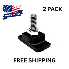 HIGH STRENGTH Drop-in T-Nut For Gladiator Gearwall Geartrack 1/4-20 2 Pack
