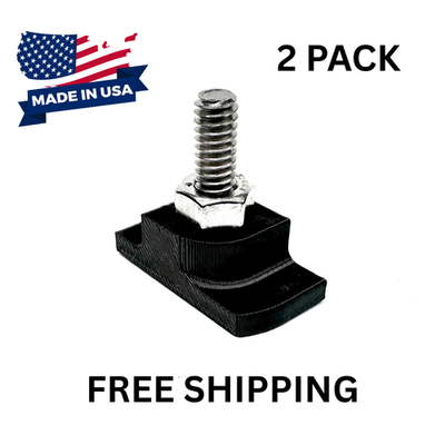 #ad HIGH STRENGTH Drop in T Nut For Gladiator Gearwall Geartrack 1 4 20 2 Pack $6.99