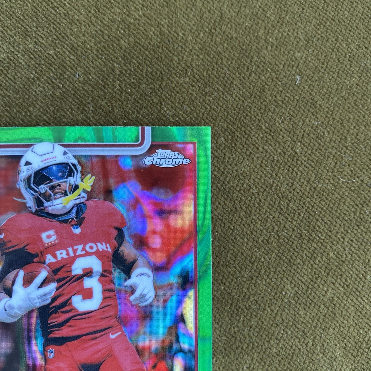 2025 Topps Chrome Green Lava Refractor Budda Baker /99 Arizona