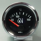 VDO MOTORÖL ZUSATZ INSTRUMENT 150° 12V 52mm *CHROME EDITION* GAUGE Oil Temp.