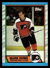 1989-90 Topps Mark Howe Philadelphia Flyers #191 HOF HIGH GRADE NO CREASES