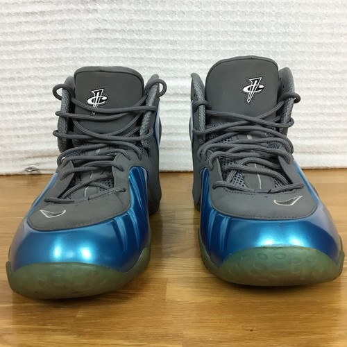 Nike Zoom Sneakers Rookie Dynamic Blu Grigio Penny Uomo 14 Scarpe da Basket 472688 - Foto 3 di 15