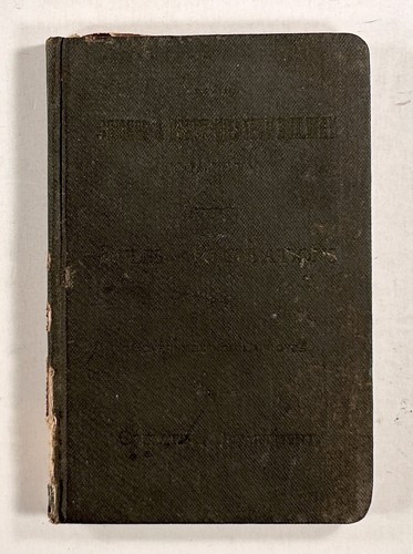 1902 CHICAGO & NORTH-WESTERN RAILWAY COMPANY Rules Book ERRATA TIPPED IN hc