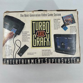 Turbo GrafX 16 Entertainment SuperSystem Console Complete In Box NEC
