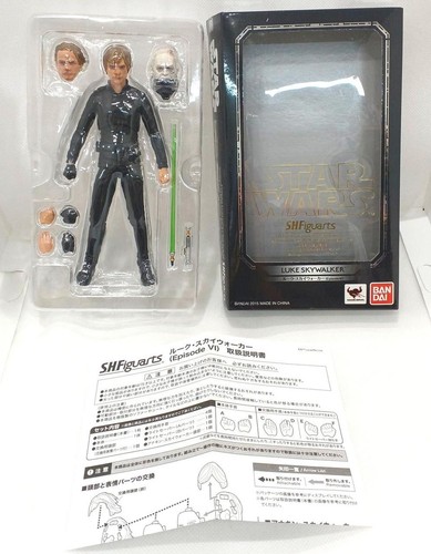 S.H. Figuarts Luke Skywalker (Episode VI) - Star Wars - Bandai - Figurine Occasion (Boîte Abîmée / Figurine TB)