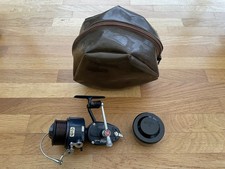 Garcia Mitchell Match High Speed Vintage Fishing Reel France Bag & Spare Spool