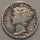 Nicer Low Mintage 1926 P Winged Liberty Head Mercury Dime