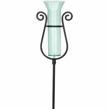 HOME - X GARDEN RAIN GAUGE 35” ACRYLIC PLASTIC OUTDOOR YARD GARDEN MEASURE RAIN