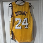 Kobe Bryant Signed Autographed Yellow Lakers Jersey COA NBA Basketball A45155