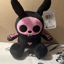 OFFICIAL Skelanimals Black and Pink Plush-JACK- NWT