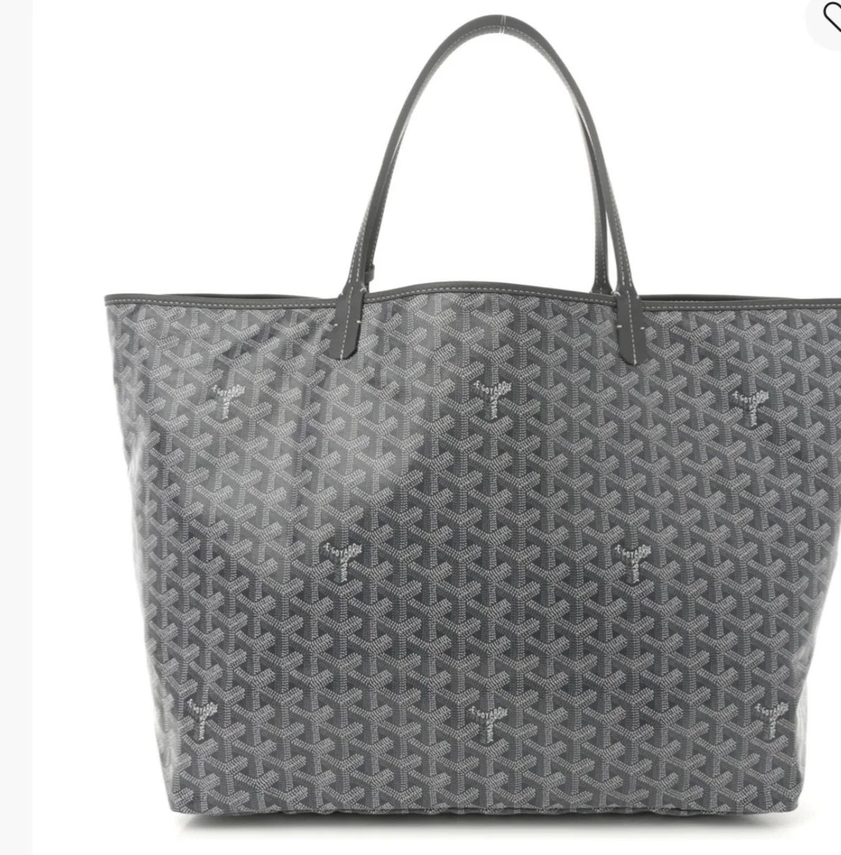 Goyard Saint Louis 托特包 黑色 灰色 变色手提包 XL 手提包 — 第 2/4 张图片