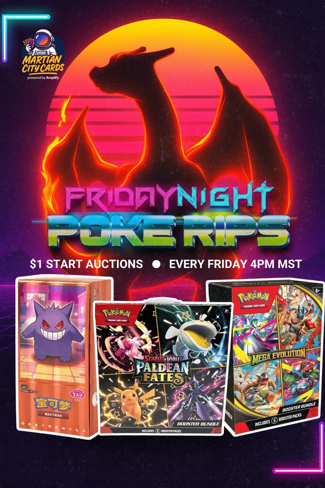 🔥 Friday Night Poke Rips! 🔥 $1 Start on sealed Pokemon Inventory