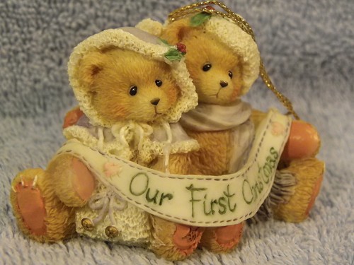 Our First Christmas Together Ornament #141259 Cherished Teddies MIB - Picture 2 of 4