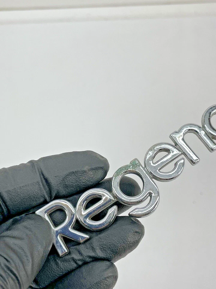 88 89 90 Oldsmobile OEM Regência Cromado Vintage Emblema Logotipo Placa de Identificação Nome - Imagem 4 de 4