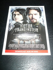 VICTOR FRANKENSTEIN, film card [Daniel Radcliffe, James McAvoy, Jessica Brown]