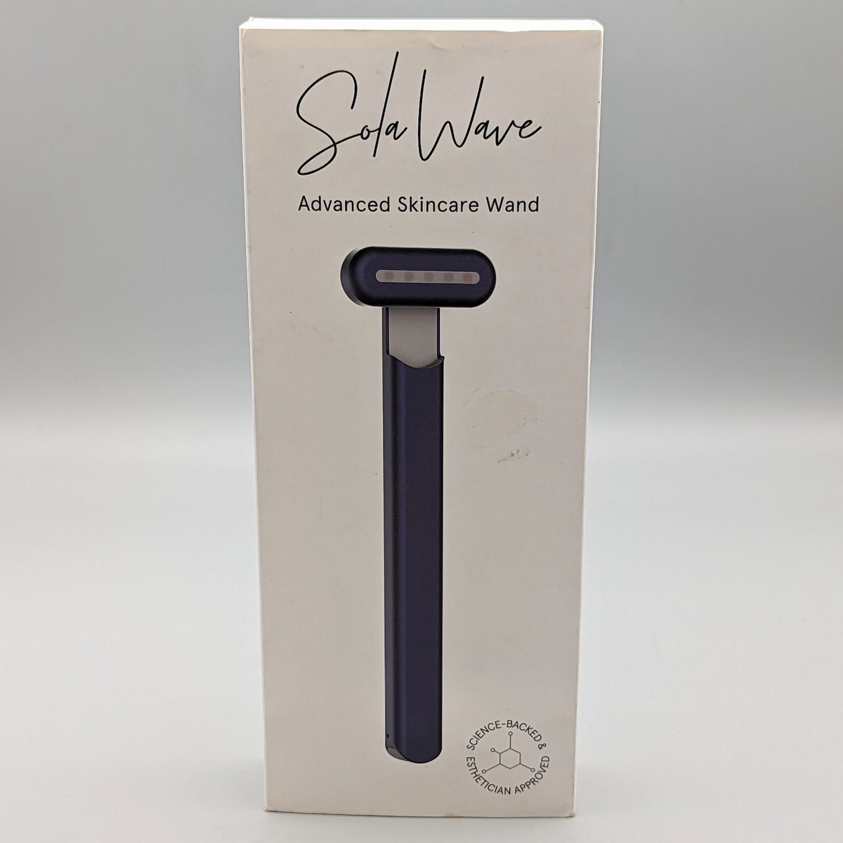 ⚠️最終値下げ　新品未使用　美顔器　SOLAWAVE New SolaWave Advanced SkinCare Wand Blue Light Therapy Acne OPEN
