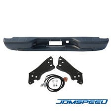 Black Rear Step Bumper Kit Fit Chevrolet Silverado Gmc Sierra 1500 1999-2006