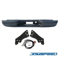 Black Rear Step Bumper Kit Fit Chevrolet Silverado GMC Sierra 1500 1999-2006
