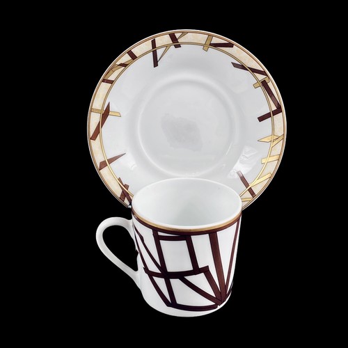 Antique Limoges Art Deco Demi Cup & Saucer Pillivuyt Depuis 1818 France 3 oz - Picture 4 of 5