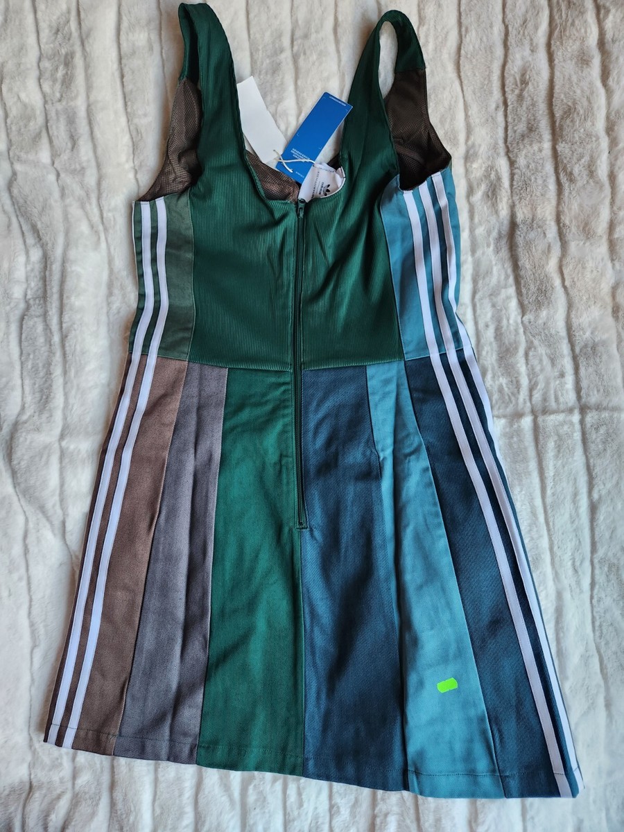 ☆人気☆adidas originals x KSENIASCHNAIDER☆W FRINGE DRESS☆ Adidas Originals Ksenia Schnaider Fringe Midi Shirt Dress S