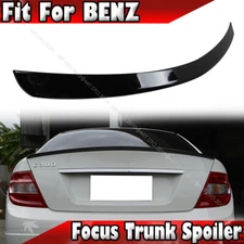 US Painted Fit For Mercedes Benz W204 A Type Wing Boot Trunk Spoiler #197 Black