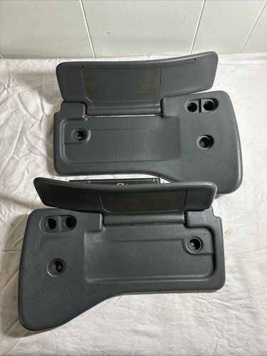93-97 HONDA DEL SOL SUNVISOR SUN VISOR SHADE DRIVER/PASSENGER SET PAIR GRAY OEM - Picture 4 of 5