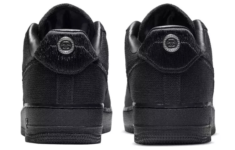 Stussy × Nike Air Force 1 Low Triple Black CZ9084-001 Men's US4-14