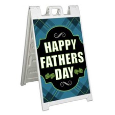 HAPPY FATHER'S DAY Signicade 24x36 Aframe Sidewalk Sign Banner Decal DAD