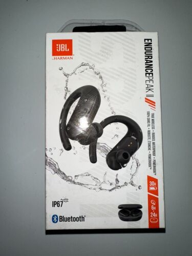 JBL Endurance Peak II Wireless Ear-Hook Headset - Black
